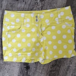 Mini Boden Girls Polka Dot Shorts 9y